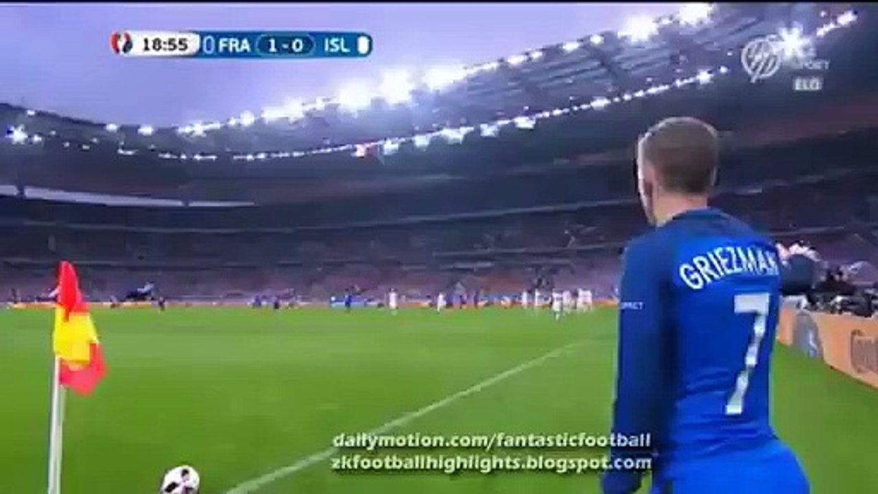 2-0 Paul Pogba Goal HD - France 2-0 Iceland 03.07.2016 HD