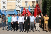 Ülkü Ocakları'ndan MHP'li Kemer Belediyesi'ne Siyah Çelenk