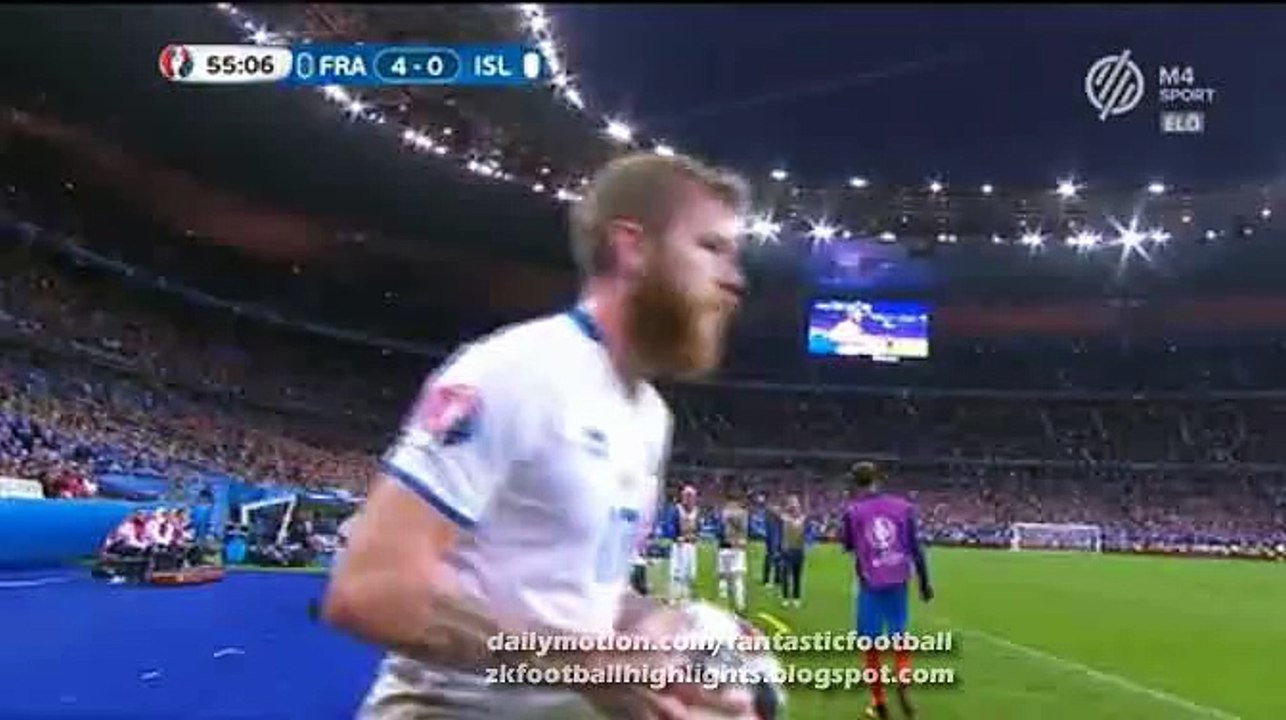 4-1 Kolbeinn Sigthorsson Goal - France 4-1 Iceland 03.07.2016 HD