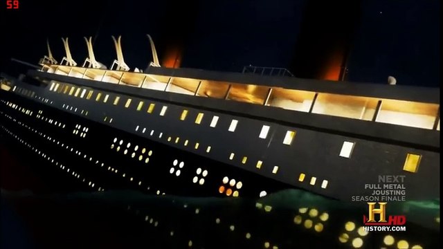 Titanic 2013 sinking theory (History Channel simulation)