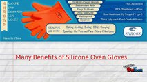 Silicone Oven Gloves - 22% Thicker Than Most Other Brands. Silicone BBQ Gloves By SHROGS