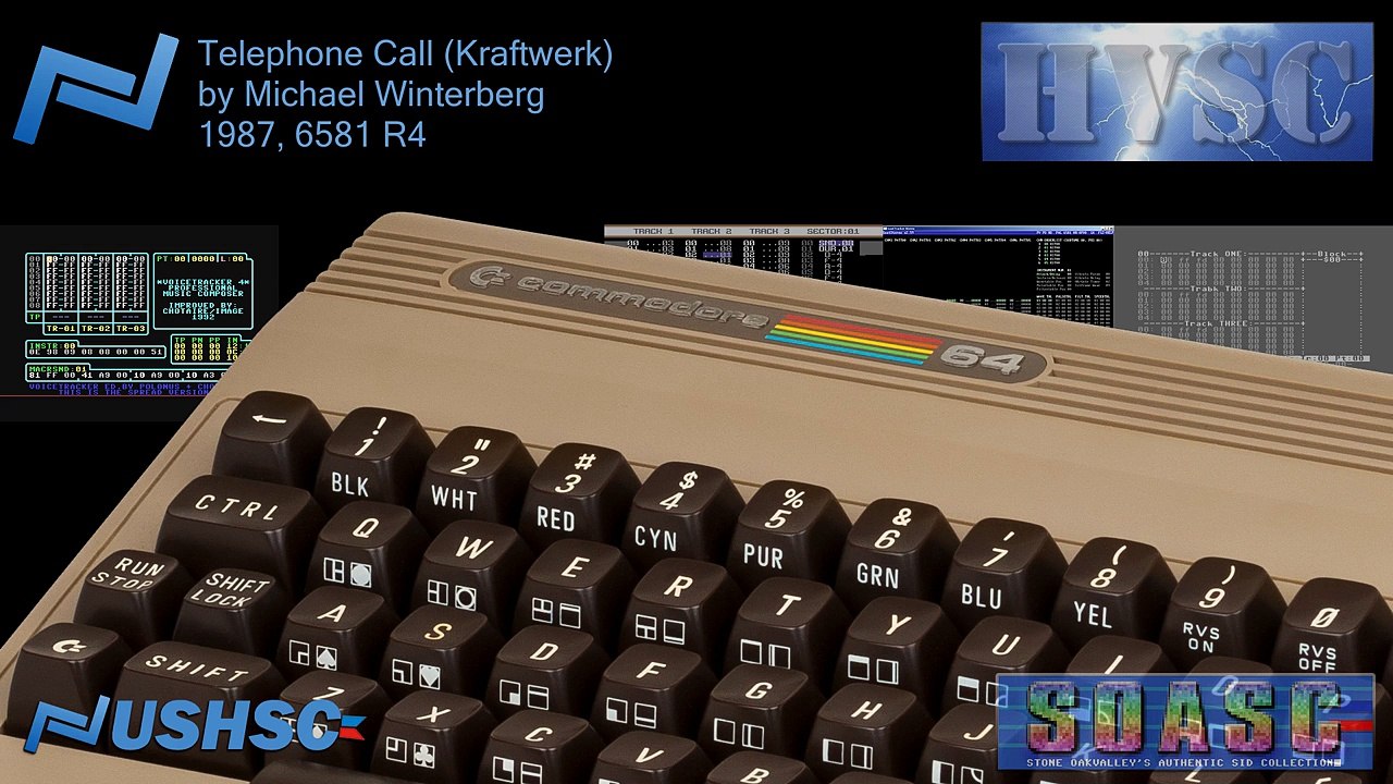 Telephone Call (Kraftwerk) - Michael Winterberg - (1987) - C64 chiptune