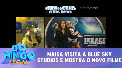 Maisa Silva visita a Blue Sky Studios!