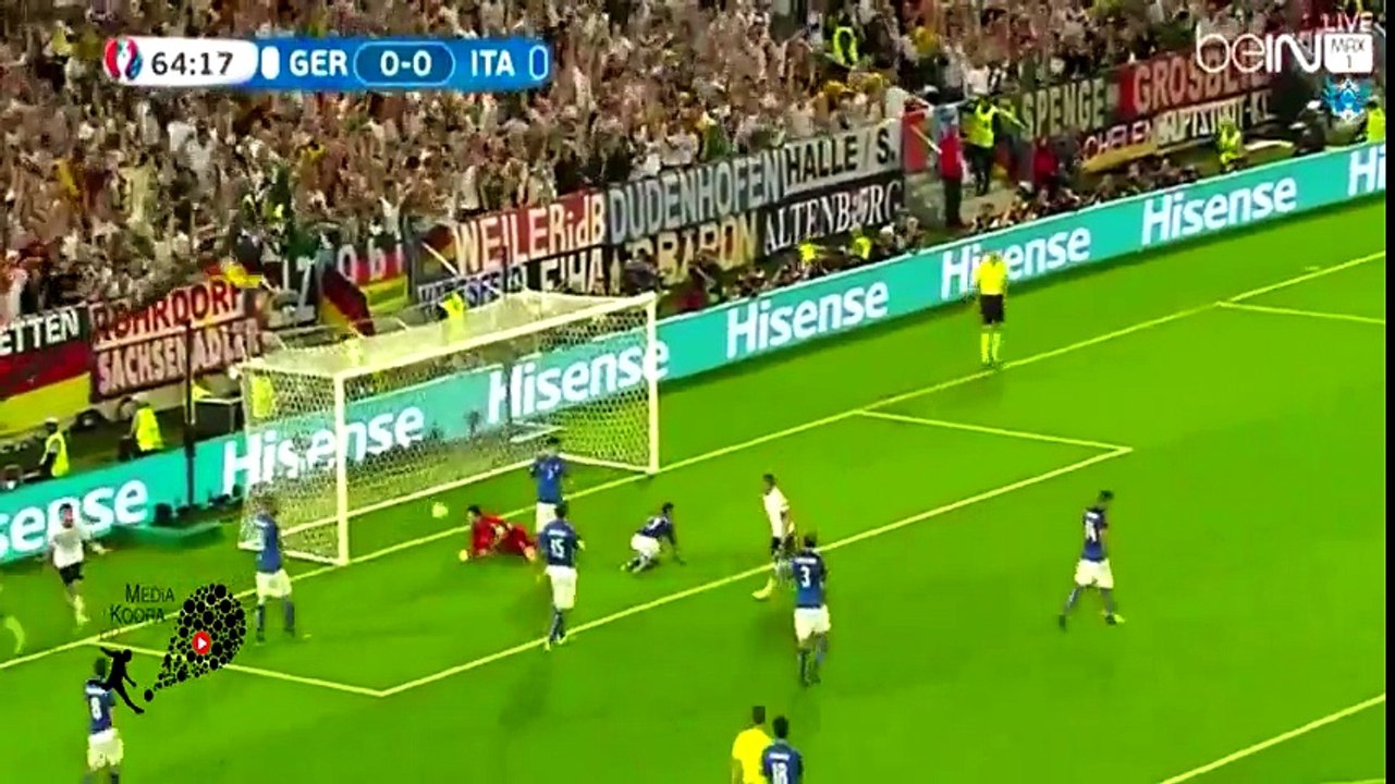 ضربات الجزاء المانيا وايطاليا 6-5 [الاهداف 1-1   ركلات الترجيح 6-5] يورو 2016 بفرنسا [2-7-2016] HD