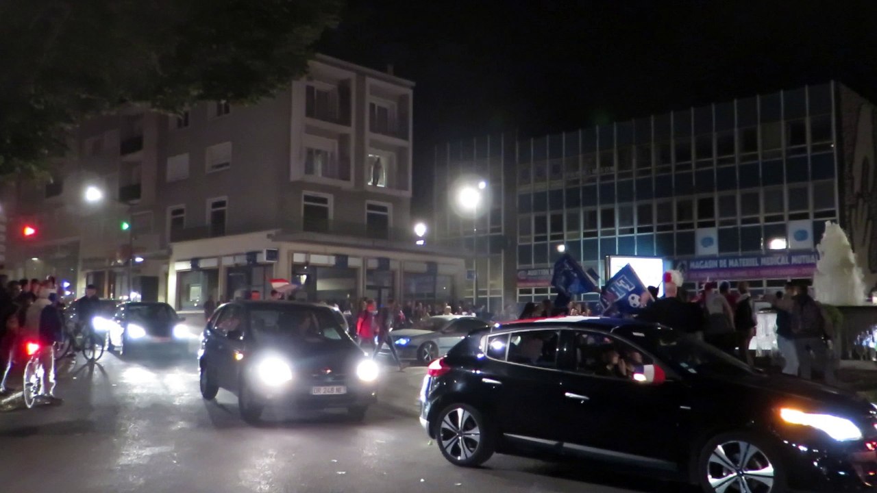 Maubeuge fête la victoire des Bleus en quart de finale de l'Euro 2016