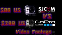 Gopro vs Sjcam (Hero 3 Silver plus vs SJ4000) video footage | Dash Cam and My 820 Phantom PC