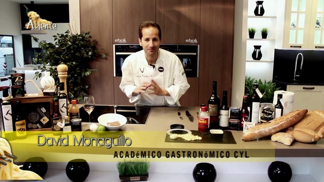 MI PULPITO A LA GALLEGA AJOBLANCO CON TARTAR DE ATUN ROJO