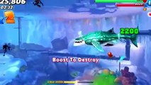 Hungry Shark World|Gameplay with the Whale Shark| In the Arctic Ocean