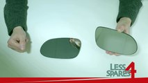 Replacement Wing Door Mirror Glass for Mercedes A Class W168 1997-2004