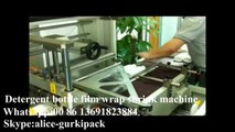 detergent bottle automatic heat shrink machine,automatic hot shrink film packing machine