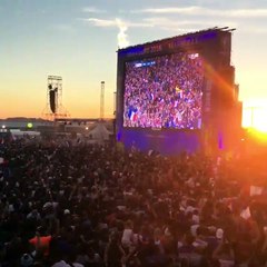 france vs islande : Premier but des Bleus sur la fan zone de #Marseille #EURO2016