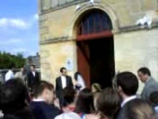 Sortie d'église de ben et bea