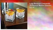 Luigi Bormioli Crescendo 1014ounce Martini Glasses Set of