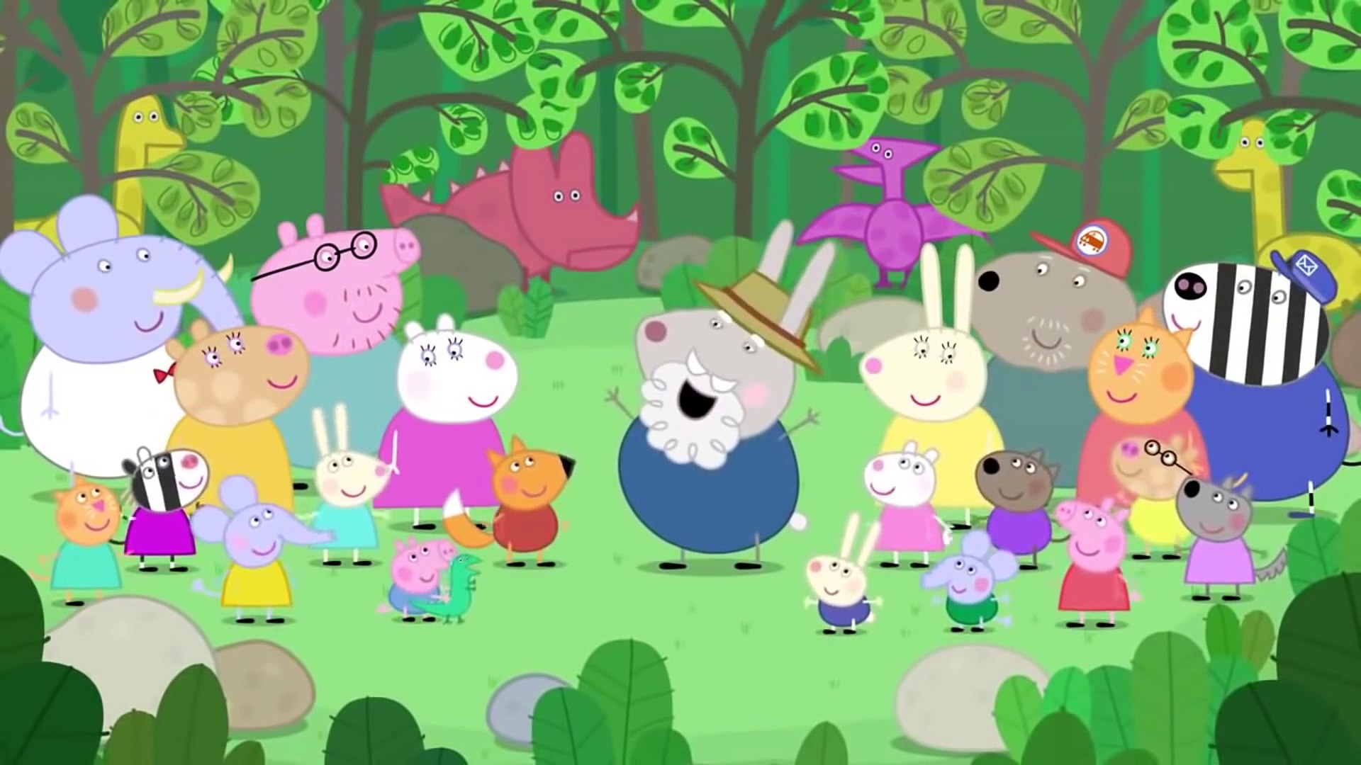 PEPPA PIG ENGLISH - Grampy Rabbit's Dinosaur Park - Nova Temporada ep 14 -  Video Dailymotion