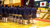 2011.03.17.新居浜市立泉川中学校の卒業式・エール