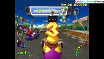 Mario Kart Double Dash Mushroom Cup Luigi Circuit Course Race Gameplay - Racing As Wario And Waluigi