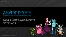 Anime Studio 10 - Pro - Bone Constraints - Tutorial