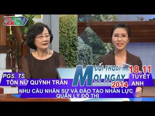 Nhu cầu nhân sự quản lý đô thị - PGS.TS Tôn Nữ Quỳnh Trân | ĐTMN 181114