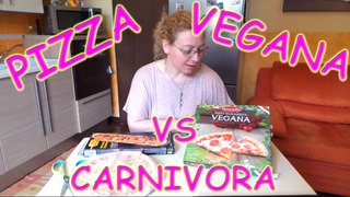 Pizza Vegana Roncadin vs carnivora patatine e wurstel Roncadin e pizza Alla Pala