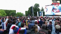VIDEO. Poitiers. Le parc de Blossac vibre avec les Bleus