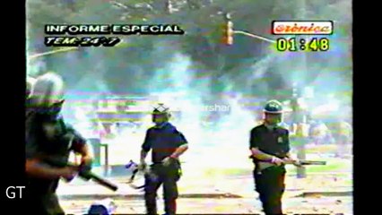 19/20 de Diciembre de 2001 - Motoqueros vs. Policía (Cobertura de medios)Parte 2