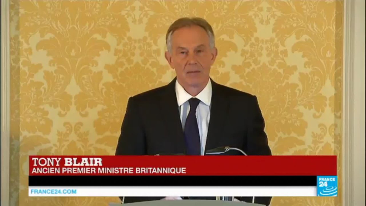 Tony Blair réagit au rapport Chilcot : "le monde était, et est aujoud'hui, mieux sans Saddam Hussein"