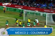 MEXICO 2 COLOMBIA 0 FINAL FEMENIL JUEGOS CENTROAMERICANOS VERACRUZ 2014