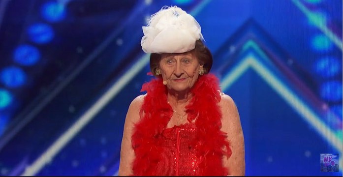 Dorothy Williams 90 Year Old Strip Tease Act Earns a Golden Buzzer America's Got Talent 2016