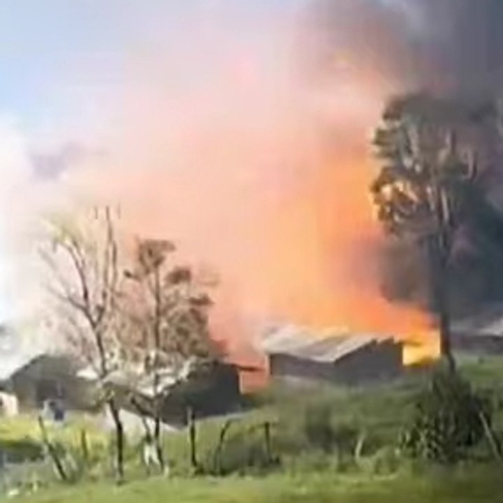 Una explosión aterradora