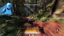 Course de moto speeder sur Endor