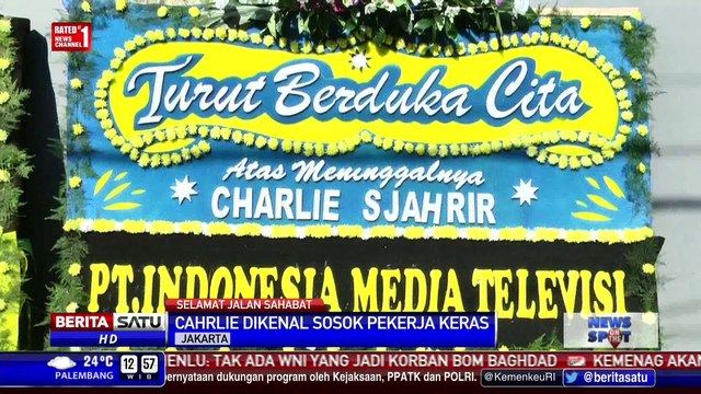 Charlie, Sosok Pekerja Keras Dimakamkan di Menteng Pulo
