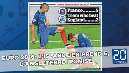 Euro 2016: L'Islande en prend 5, l'Angleterre ironise