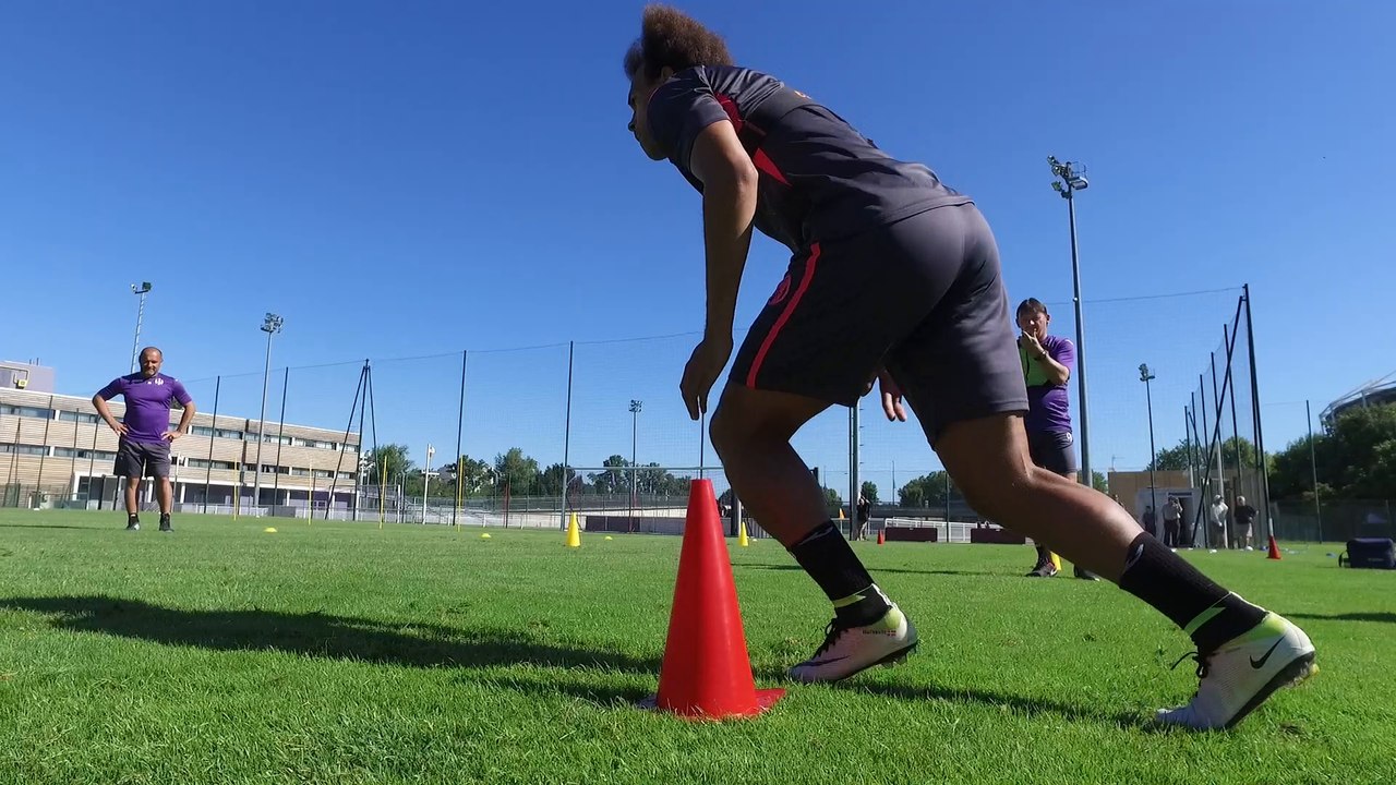 Exercices d'appuis et de vivacité au programme de la matinée du 4 juillet