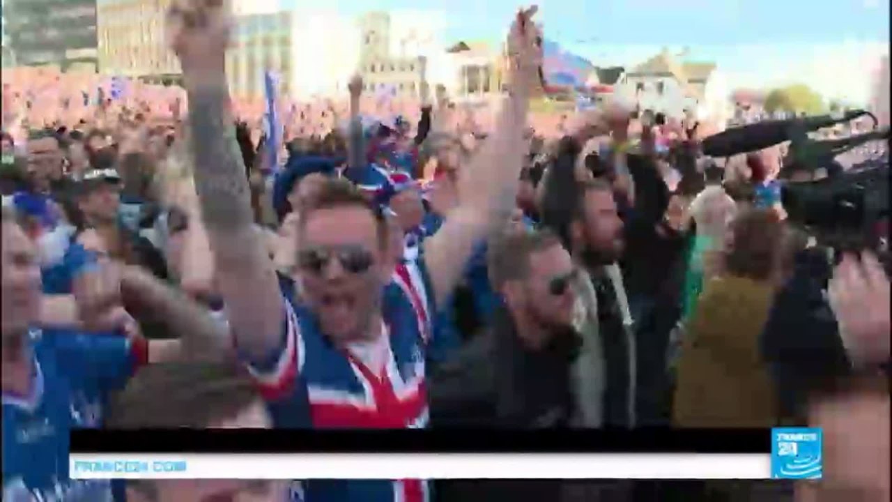 Euro 2016: French fans celebrate crushing win against Iceland