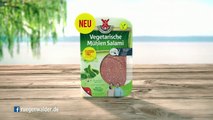 Von Natur aus lecker: Vegetarische Mühlen Salami.