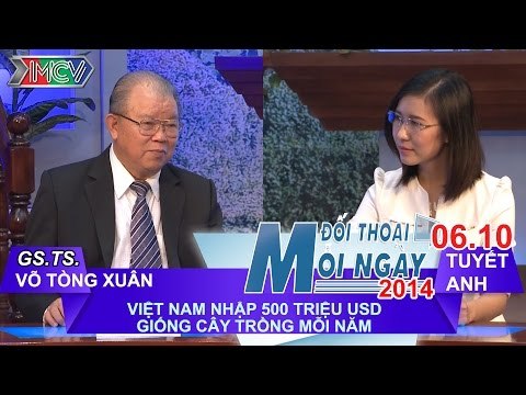Nhập khẩu giống cây trồng - AHLĐ, NGND, GS.TS. Võ Tòng Xuân | ĐTMN 061014