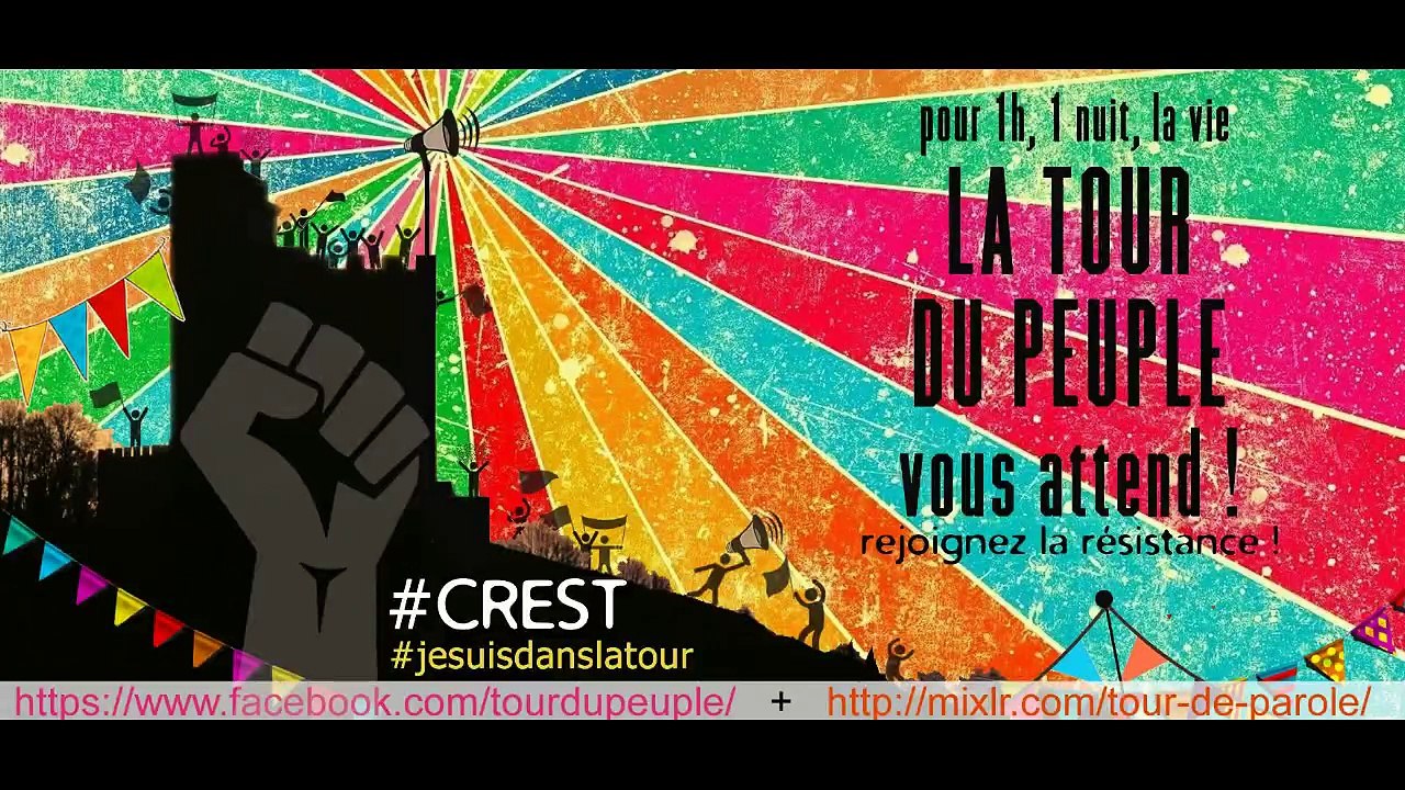 Crest feu d'artifice 2 juillet 2016 Tour du Peuple, mieux que le 14 juillet !