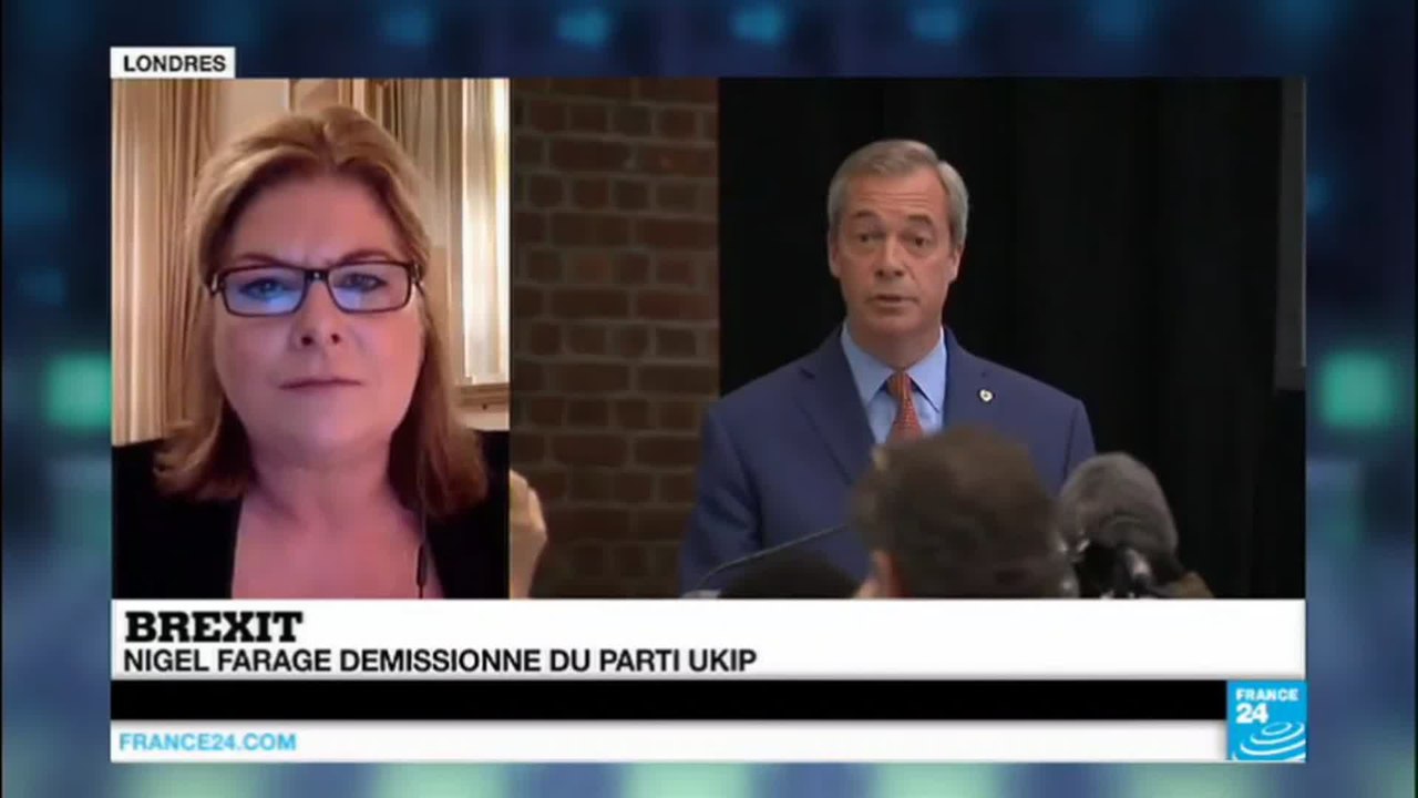Brexit : Nigel Farage démissionne du parti europhobe et anti-immigration UKIP