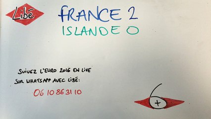 France-Islande : 2-0, Pogba double la mise de la tête