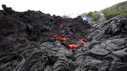 Lava flow in Hawaii