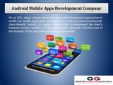 GlobalComputerGenetics Provides Mobile App development Services in NewYork
