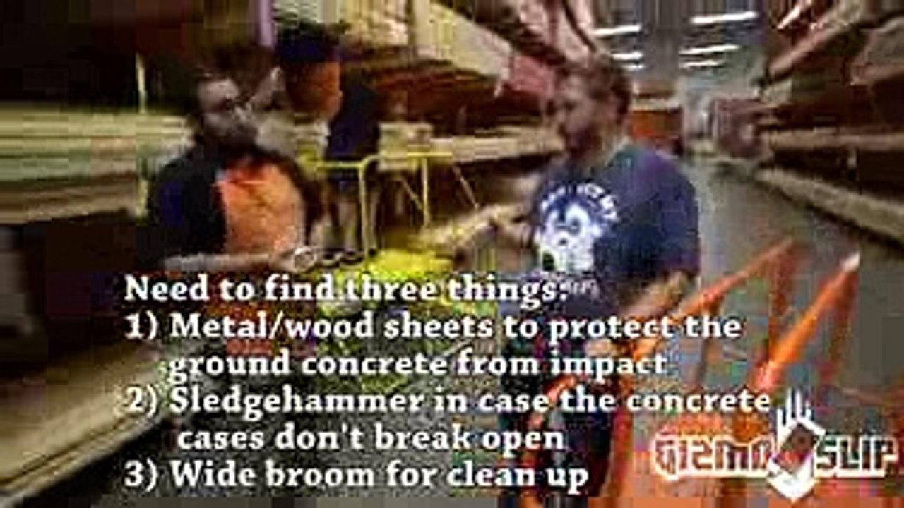 Can Concrete Protect iPhone 6s from 100 FT Drop Test - GizmoSlip