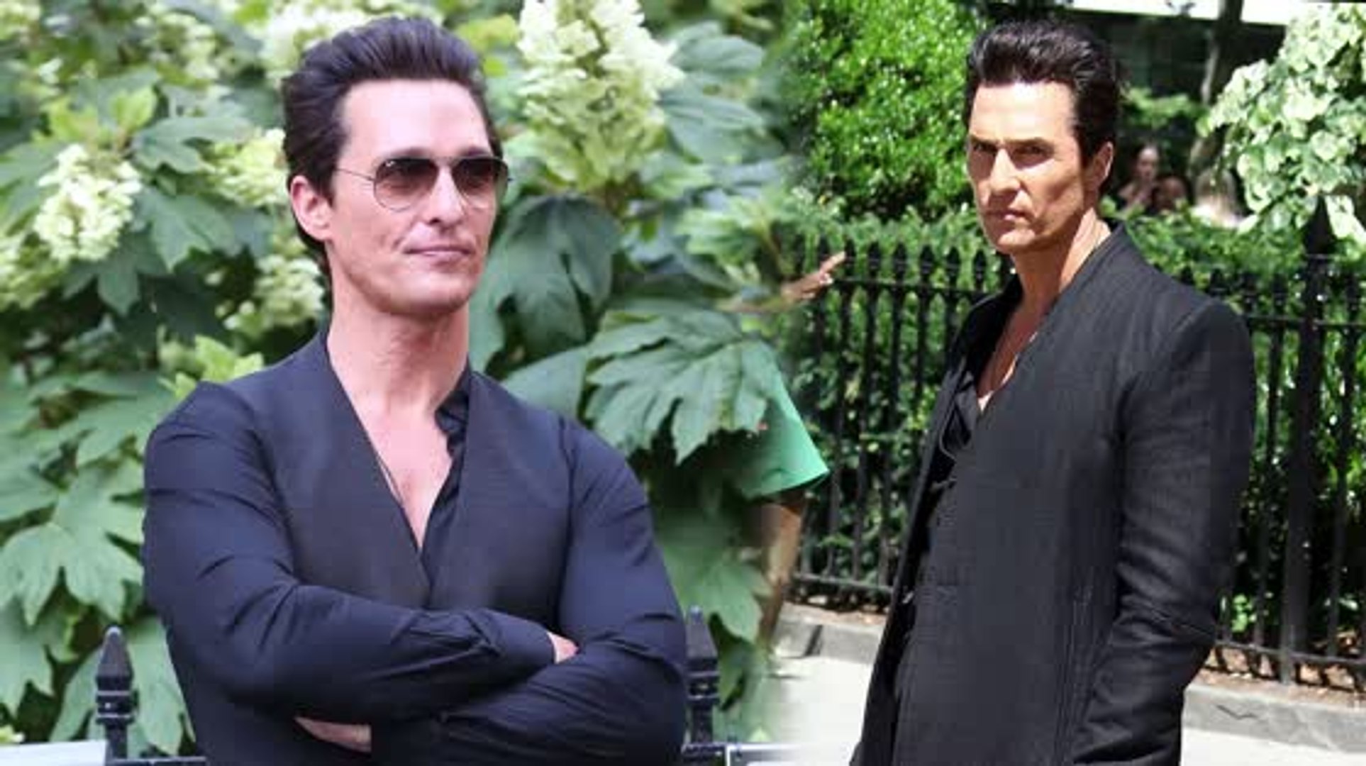 Matthew McConaughey filma 'The Dark Tower' en NYC