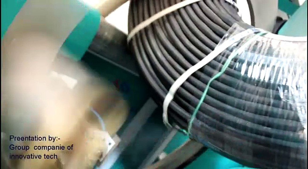 round drip pipe stretch wrapping machine