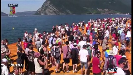 Italie: après le succès public, les pontons de Christo ont fermé