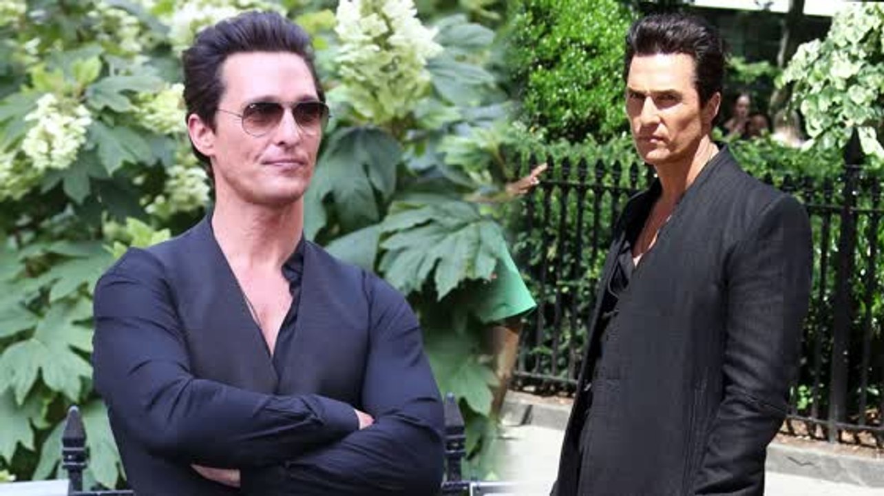 Matthew McConaughey dreht 'The Dark Tower' in NYC
