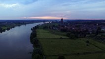 Drone shots at the Rhine & Maas