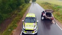 WRC - 73rd PZM Rally Poland 2016 Lefebvre on the way to service...