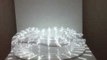 Spinning Wheel of Wire and Light Creates a Dancing Ballerina Illusion