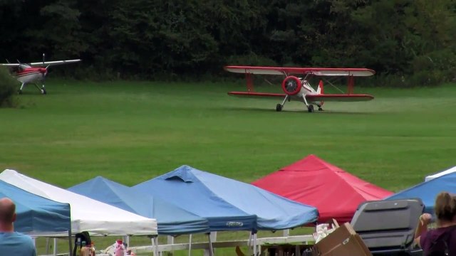 450hp PT-17 Super Stearman aerobatics at the Old Rhinebeck Aerodrome
